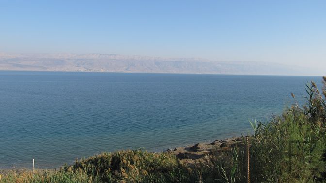 Morze Martwe od strony Palestyny