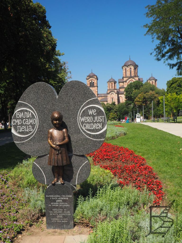 Pomnik dzieci zabitych przez NATO (Belgrad, Serbia)