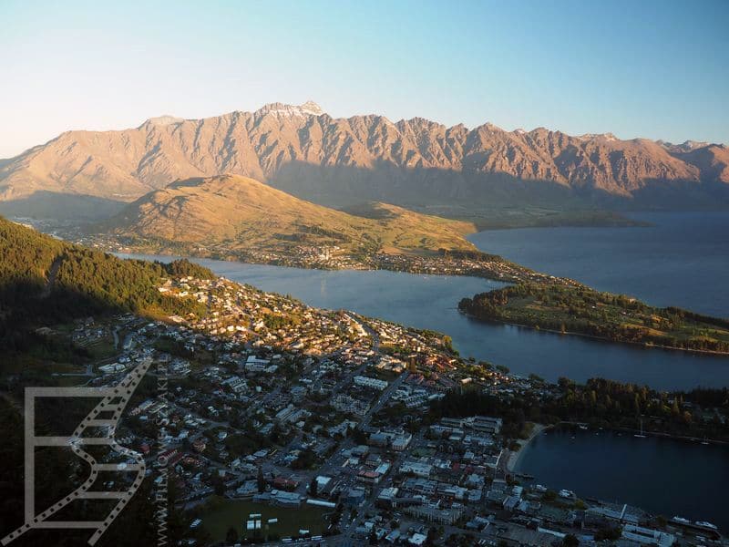 Widok na Queenstown z Bob’s Peak