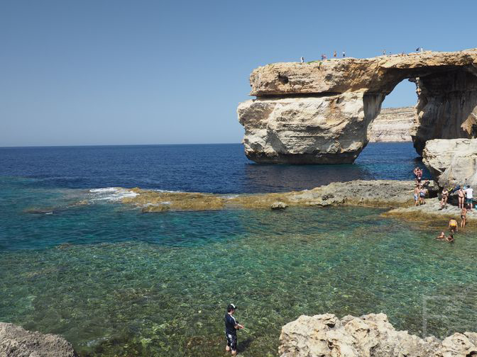 Lazurowe okno, Gozo