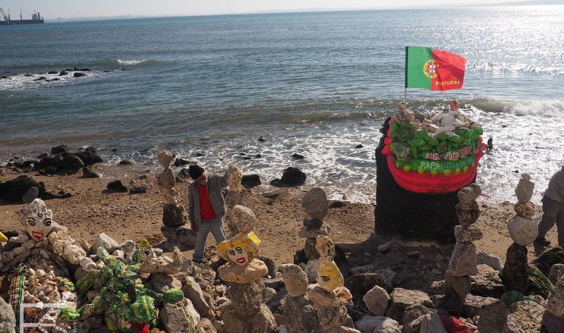Plaża w Lizbonie (Portugalia)
