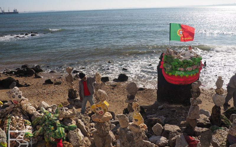 Plaża w Lizbonie (Portugalia)