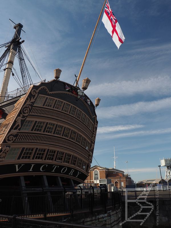 HMS Victory w dokach w Portsmouth