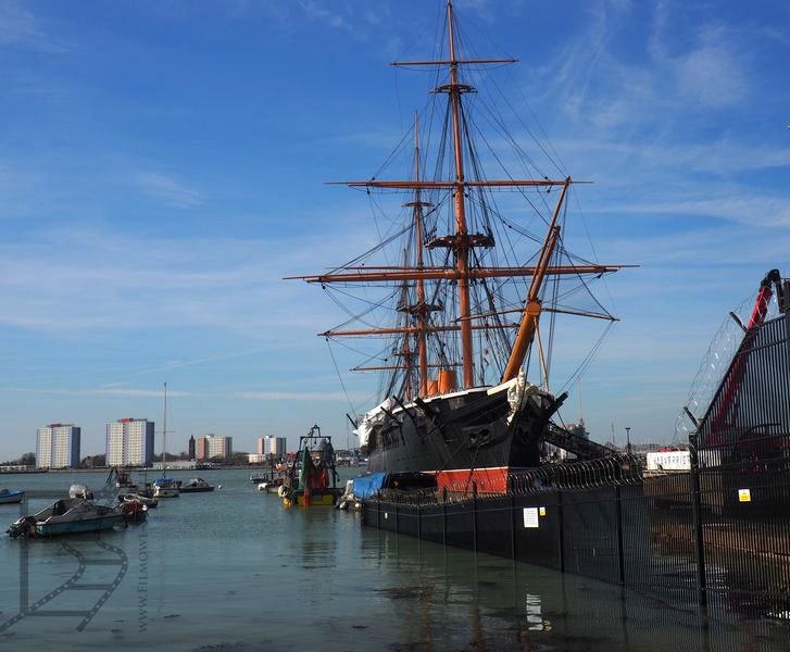 HMS Warrior, doki w Portsmouth