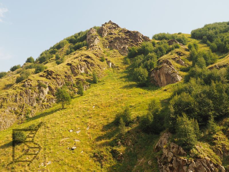 Droga z Kazbegi do Cminda Sameba