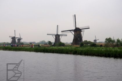 Wiatraki w Kinderdijk