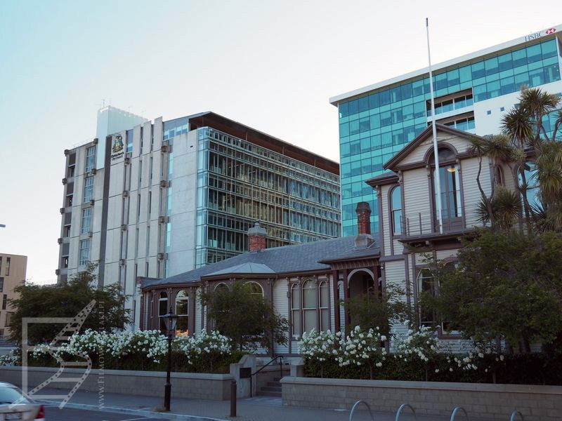 Zabytkowe i mniej zabytkowe budynki Christchurch