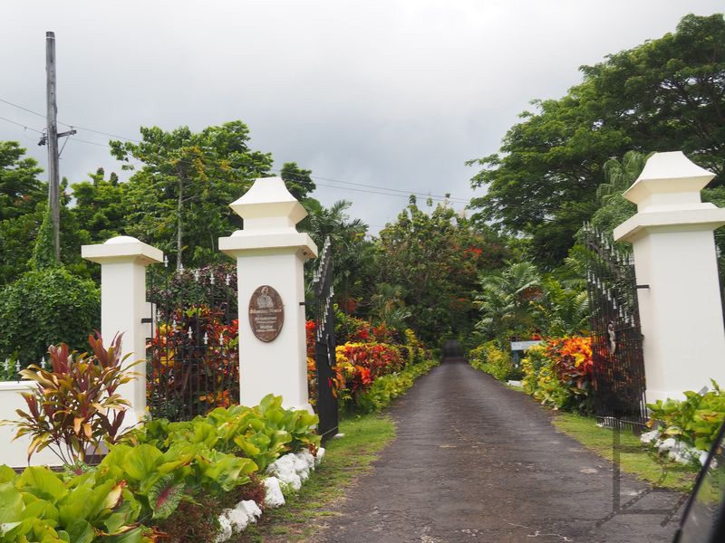 Brama do domu/muzeum Stevensona (Apia, Samoa)