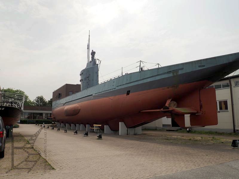 Łódź podwodna w muzeum techniki w Malmö