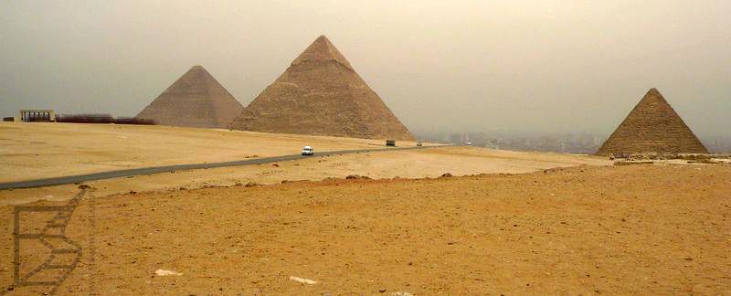 Piramidy egipskie, Giza, Egipt