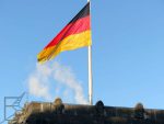 Flaga na Bundestagu, Berlin, Niemcy