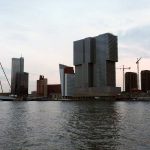 Widok na City w Rotterdamie