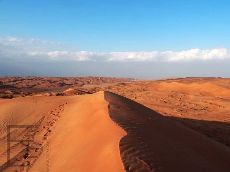 Pustynia piaszczysta w Omanie