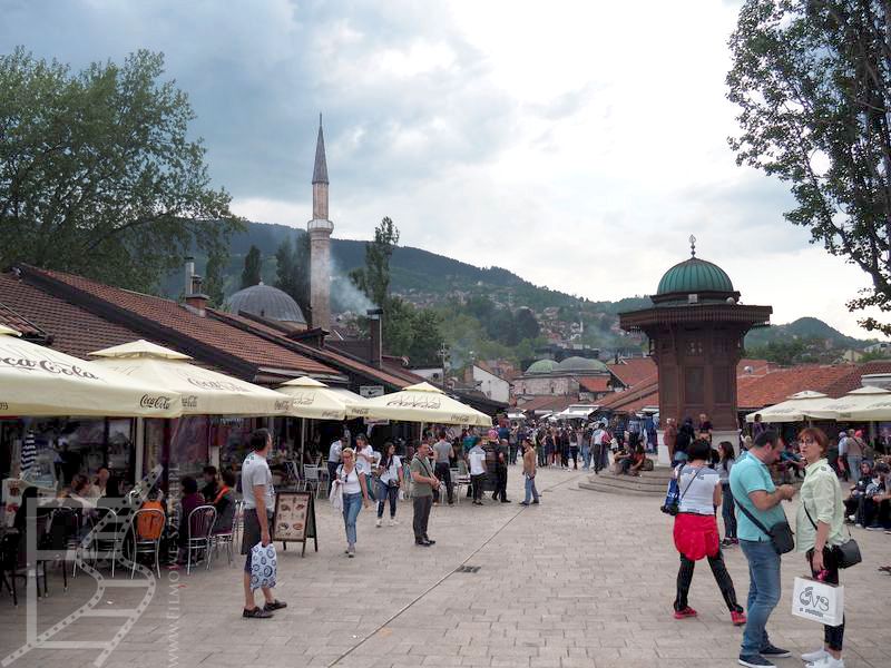 Sarajewo, Bascarsiji i studnia Sebilj