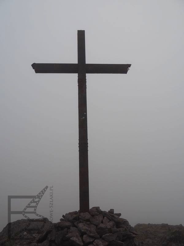 Krzyż na szczycie Carrantuohill