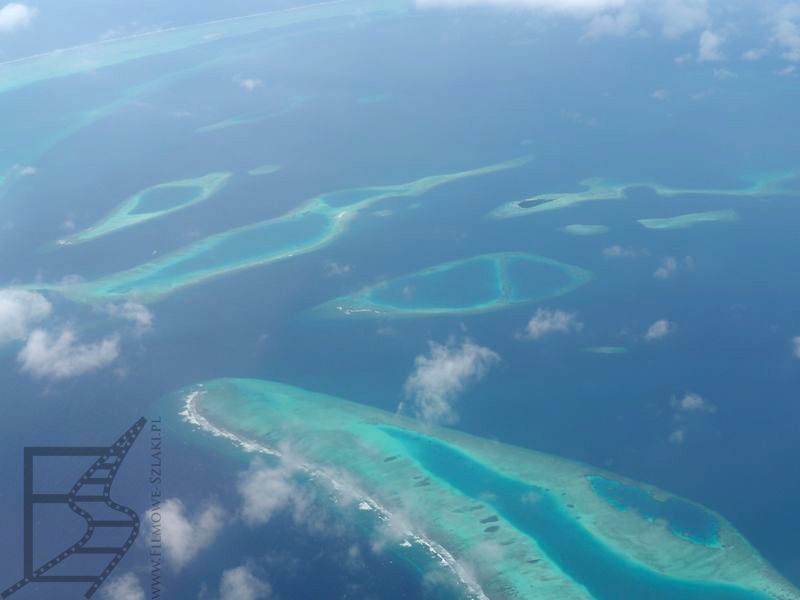 Malediwy z samolotu