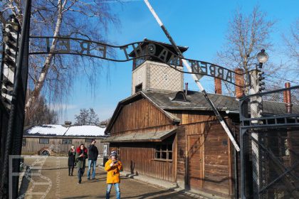 Arbeit Machts Frei w Auschwitz