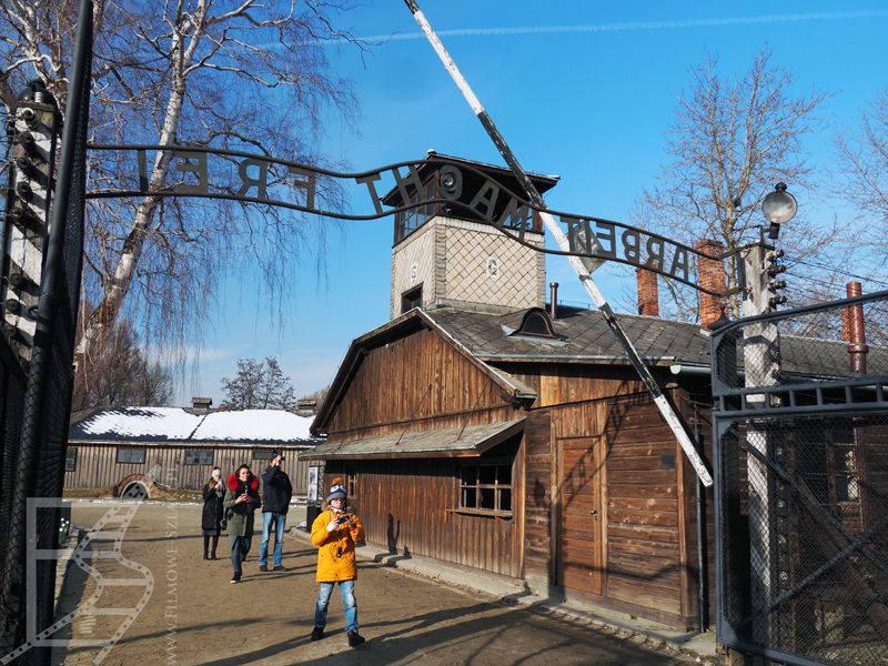 Arbeit Machts Frei w Auschwitz