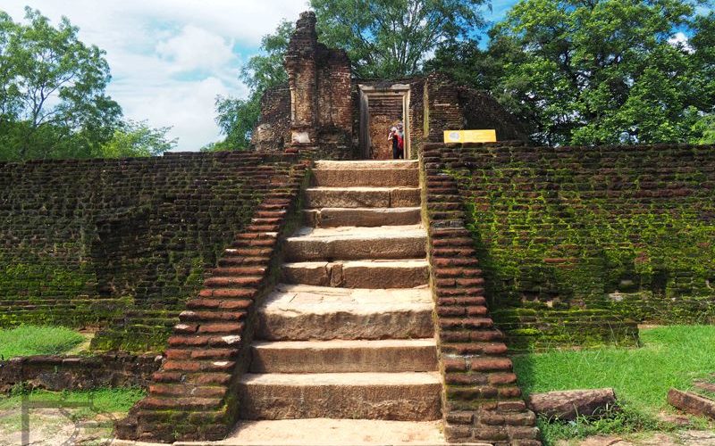 Ruiny pałacu, Polonnaruwa, Sri Lanka