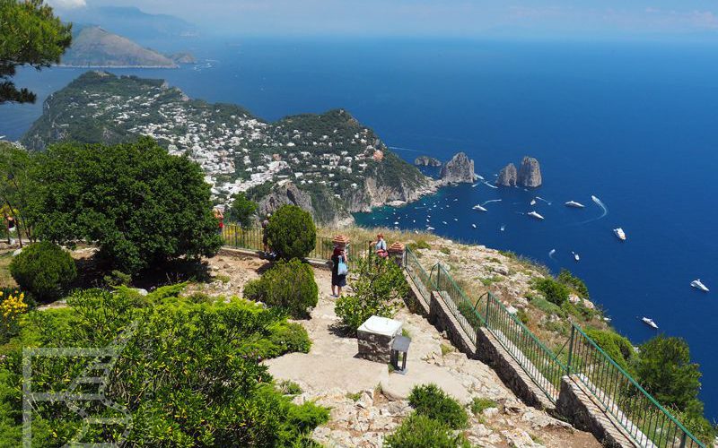 Widok z Monte Solaro (Capri)