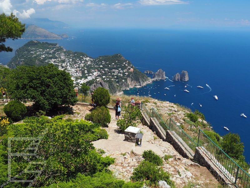 Widok z Monte Solaro (Capri)