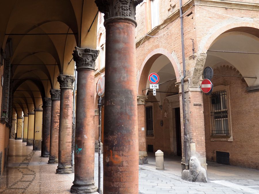 Arkady to charakterystyczny widok w Bolonii