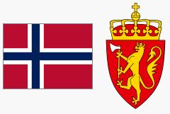 Flaga i herb Norwegii