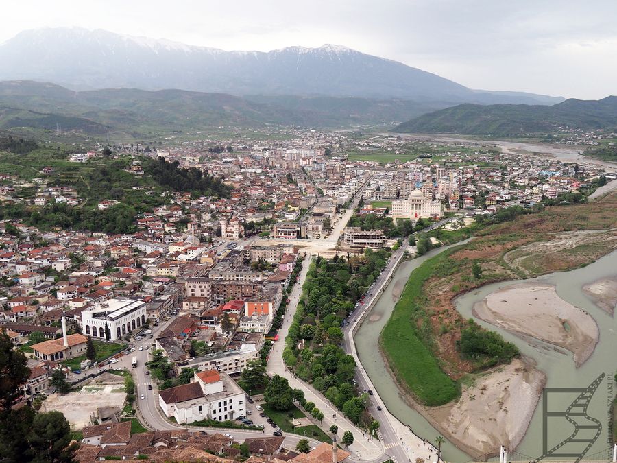 Widok na Berat z zamku