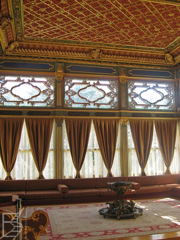 Wnętrz pałacu Topkapi