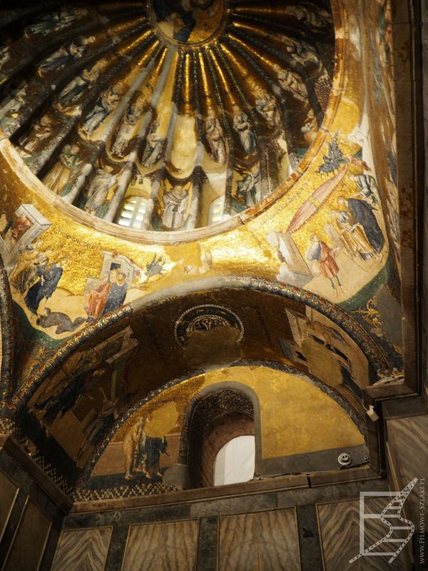 Mozaiki w kościele na Chorze