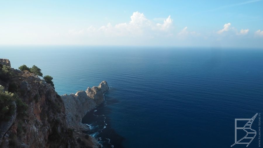 Widok z zamku Alanya na Morze Śródziemne