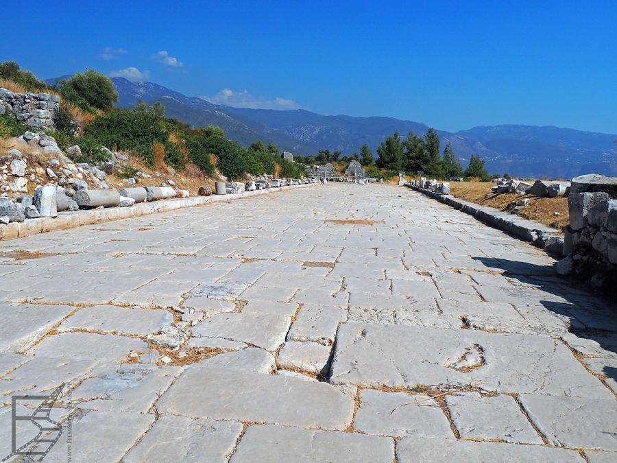 Starożytna droga w Ksantos