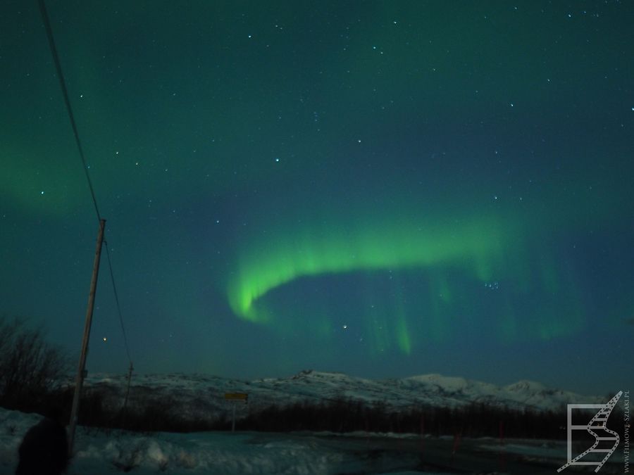 Wycieczka na zorzę polarną (aurora borealis)