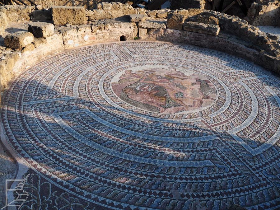 W parku archeologicznym zachowały się przepiękne mozaiki