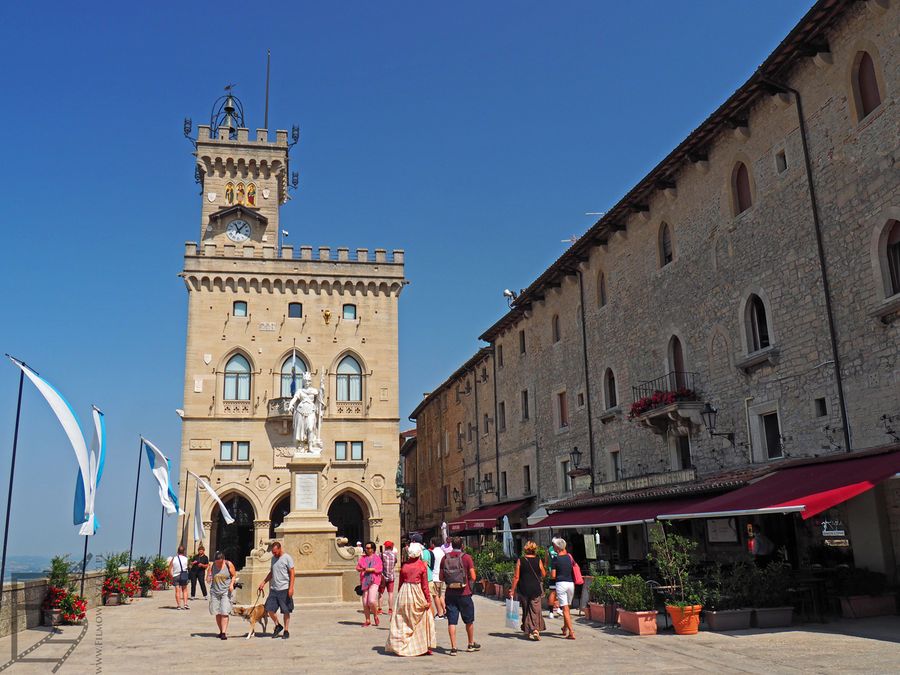 Plac Wolności i pałac Publiczny, San Marino