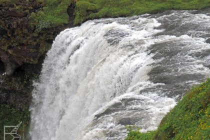 Skógafoss z góry