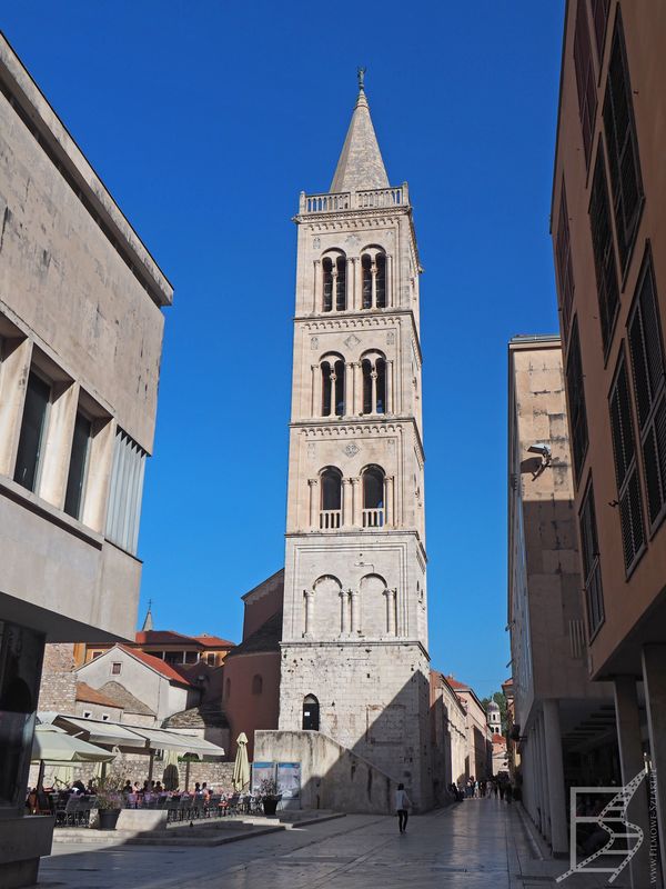 Wieża przy kościele św. Donata - Zadar, Chorwacja