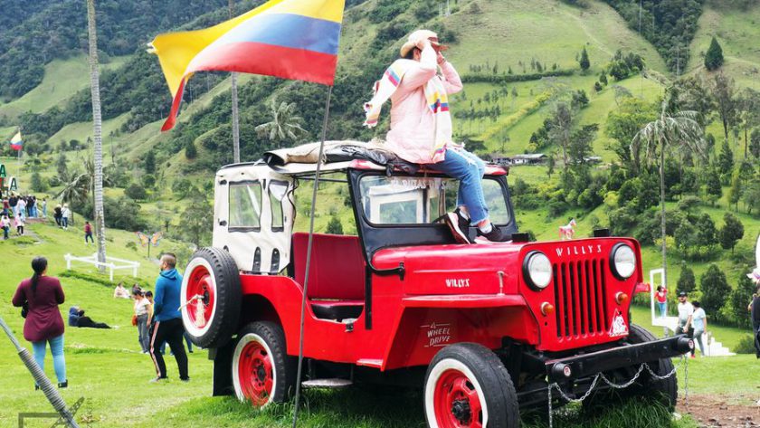 Vale de Cocora i Jeep Willys, Kolumbia