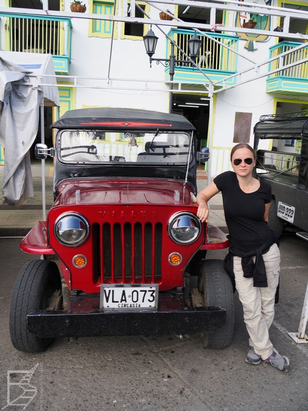 Jeep Willys w centrum Salento