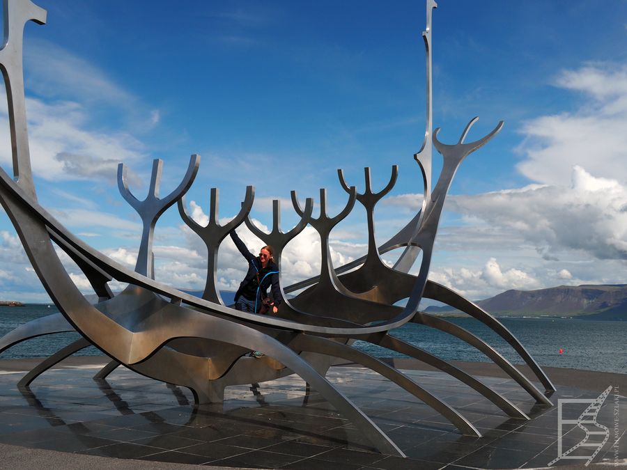 Sólfar, czyli Słoneczny podróżnik jest symbolem stolicy Islandii