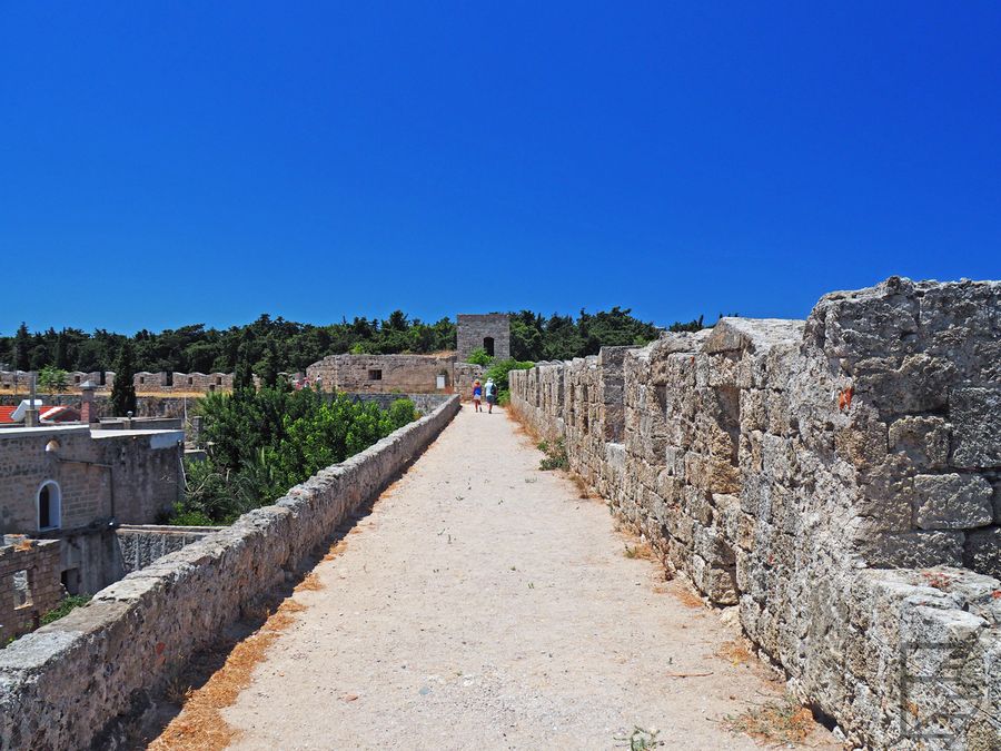 Mury miejskie - Rodos, Grecja