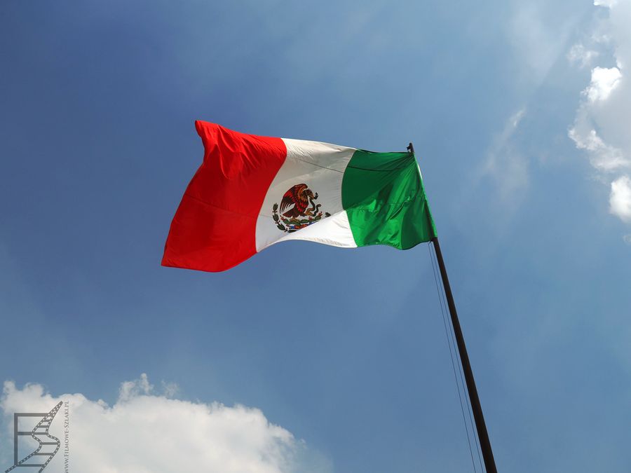 Flaga Meksyku (Miasto Meksyk)