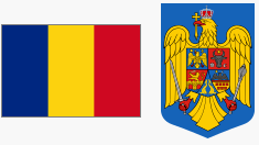 Flaga i godło Rumunii za Wikipedia.org