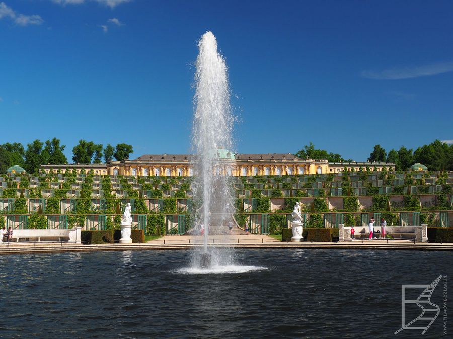 Park Sanssouci i największa fontanna
