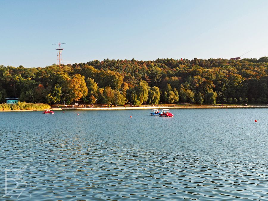 Jezioro w parku Valea Morilor