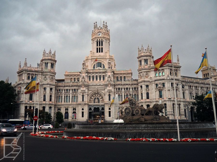 Plaza de Cibeles z fontanną i ratuszem to symbole Madrytu
