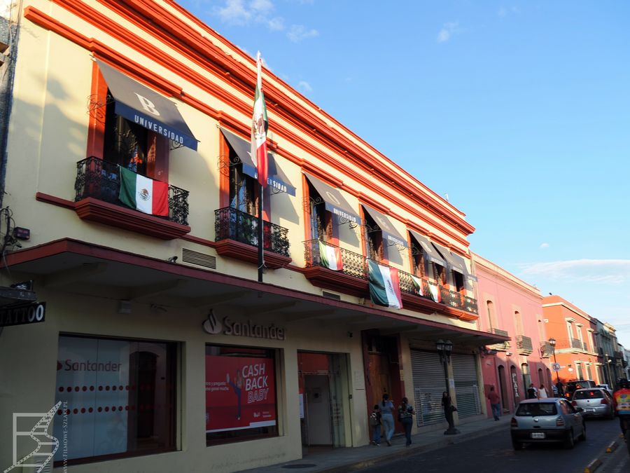 Uliczki w centrum Oaxaca