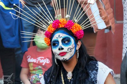 Dia de los Muertos, parada w mieście Oaxaca