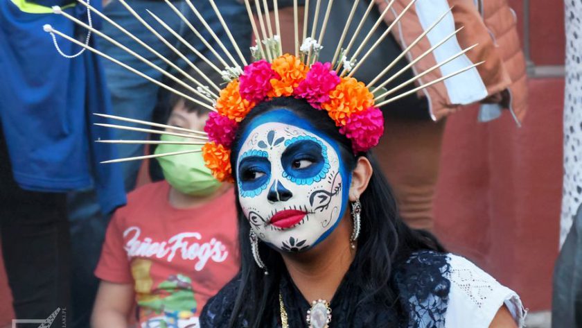 Dia de los Muertos, parada w mieście Oaxaca