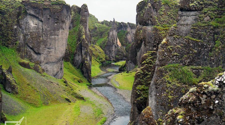 Kanion Fjaðrárgljúfur, Islandia